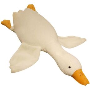 33.4inch Goose Stuffed Animal Pillow White Swan Throw Plush Pillow Super Soft Sleeping Pillow Cute Goose Plush Toy for Every Age