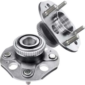 A-Premium 2 x Rear Wheel Bearing and Hub Assembly with ABS Ring & 4-Lug Compatible with Honda Accord 1994 1995 1996 1997 L4 2.2L & with ABS Brakes & 4 Wheel Disc Brakes