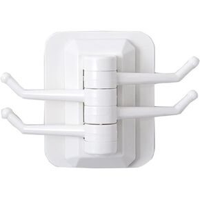 White Self Adhesive Hook Multifunctional Wall Hooks,Punch Free Strong Sticky Utility Heavy Duty Hook,Coat Towel Seamless Hook,Waterproof Hanger for Bathroom,Kitchen,Home Hardware
