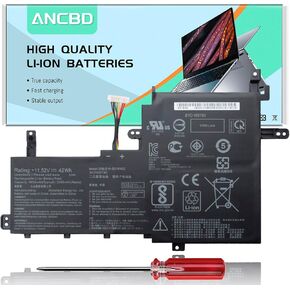 B31N1842 Laptop Battery Replacement for ASUS VivoBook K531 K531F X531 X531F V531 V531F S15 S531 S531F 15 M513 M513I K513 K513E K513EA F513 F513E S513 S513E Series 0B200-03440000 11.52V/42Wh