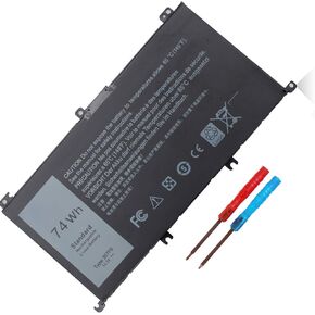 357F9 Laptop Battery Compatible with Dell Inspiron 15 7000 Series 7559 7557 5576 5577 7566 7567 7759 INS15PD-1548B 1548R 1748B 1848B 2548B 2748B 3948B Gaming Series 11.1V 74WH