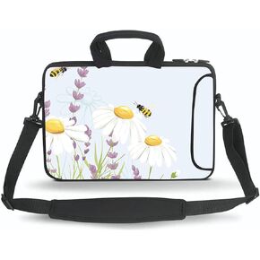 14 15 15.4 15.6 inch Messenger Bag Carrying Case Sleeve with Handle Accessory Pocket Fits 14 to 15-Inch Laptops/Notebook/Ebooks/Kids Tablet/Pad(Games)