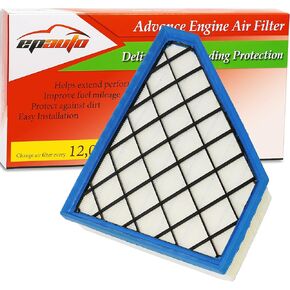 EPAuto GP494 (CA11494) Replacement for General Motors Panel Engine Air Filter for Cadillac ATS (2013-2019), CTS 2.0L (2014-2019), Chevrolet Camaro 2.0L, 3.6L (2016-2024)