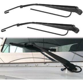 2 Pack Windshield Wiper Arm for peterbilt 379 1990-2007, LH and RH Wiper Arms Replace 602511 R236002, Black, 17.24in Length