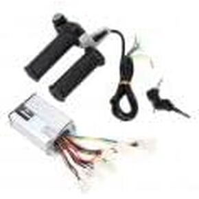 Controller and Throttle, 48V 1000W Electric Bike Motor Brushed Speed Box Controller with Throttle Swing Grip Accessory