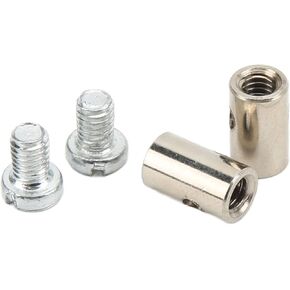 Solderless Throttle Cable Nipples, 6mm/0.2in Universal Metal Brake Cable Solderless Nipple Screws for Cars Motorcycles Bicycles