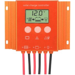 Rainproof Ultra-Thin 20Amp 12V/24V PWM Solar Charge Controller , with Backlit LCD Display, Adjustable Parameter, Charge Controller for Solar Panel in Saudi Arabia