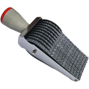 9 Digit Roller Stamp Number Alphabet Letter
