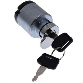 Ignition Switch W/ 2 Keys 4477373 Compatible with Hitachi EX-1 EX-2 EX-3 EX-5 EX-6 Compatible with John Deere 75C 80C 2054 450DLC