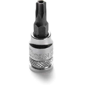 Titan 66827 1/4-Inch Drive x TR27 Tamper Resistant Torx Bit Socket