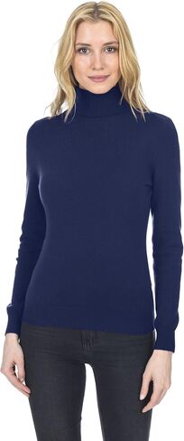 State Fusio Ribbed Turtleneck Sweater Merino Wool Long Sleeve High Neck Pullover for Women… in Saudi Arabia