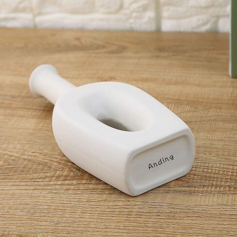 Anding White Vase Ceramics - Modern Vases -Flower vase Gifts for Friends and Family, Wedding, Desktop Center Vase, Perfect Home Decoration Vase (Large) in Kuwait