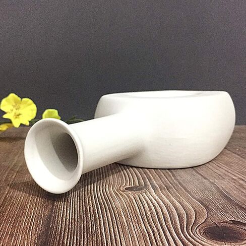 Anding White Vase Ceramics - Modern Vases -Flower vase Gifts for Friends and Family, Wedding, Desktop Center Vase, Perfect Home Decoration Vase (Large) in Kuwait