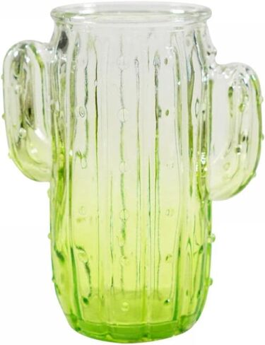 123Arts Glass Vase Cactus Shape Vase Table Decoration Ornament in Saudi Arabia