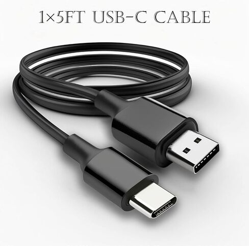 Charger Cable Compatible with OontZ Angle 3 Ultra Dual(4th Generation), OontZ Angle 3 (4th Generation), OontZ Pr Bluetooth Speakers, Portable Stereo Bluetooth Speaker USB C Charging Cable (5FT)… in Kuwait