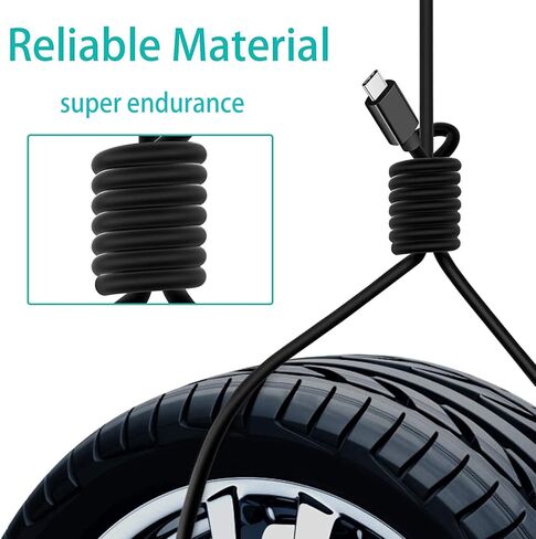 Charger Cable Compatible with OontZ Angle 3 Ultra Dual(4th Generation), OontZ Angle 3 (4th Generation), OontZ Pr Bluetooth Speakers, Portable Stereo Bluetooth Speaker USB C Charging Cable (5FT)… in Kuwait