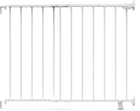 بوابة الحيوانات الأليفة والأطفال من سلسلة Summer by Ingenuity The Doorway 37W مع قفل كاميرا رباعي، بعرض 30 بوصة - 37 بوصة، وطول 28 بوصة، مثبتة بالضغط أو الأجهزة، على الحائط أو الدرابزين في المدخل أو الدرج، باب إغلاق تلقائي - أبيض in Kuwait
