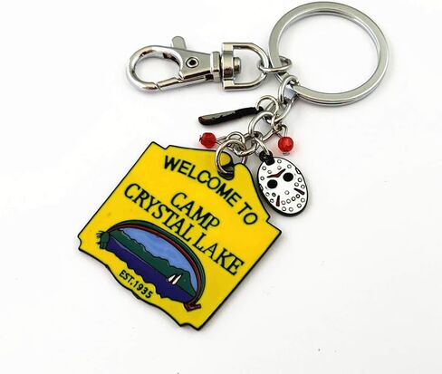 Halloween Keychain Horror Metal Keychain Gifts for Woman Men in Saudi Arabia