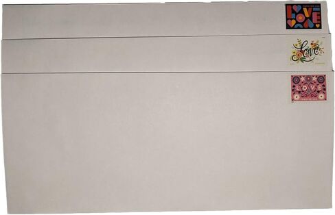 Stamped Envelopes (60 envelopes) Love Stamps in Saudi Arabia