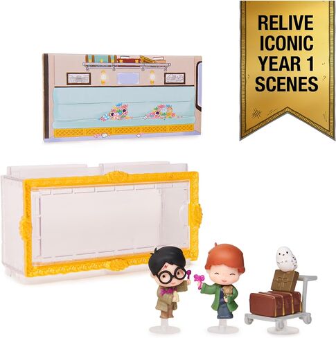 Wizarding World Harry Potter, Micro Magical Moments Year 3 Figure Set with Harry, Stag Patronus & Dementor, Display Case, Kids Toys for Ages 6+ in Saudi Arabia