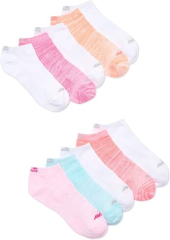 جوارب Avia النسائية خفيفة الوزن ذات قصة منخفضة (أبيض ساطع، مقاس الجورب 9-11؛ مقاس الحذاء 4-10) in Kuwait