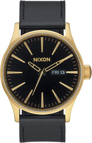 Nixon Men's A105 Sentry 42mm Stainless Steel Leather Quartz Movement Watch in Kuwait