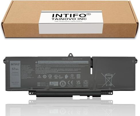 57Wh 66DWX Laptop Battery Compatible with Dell Latitude 7340 7350 7440 7450 7640 7650 Series Notebook 00HYH8 0HYH8 086D0Y 86D0Y 0CTJJ6 CTJJ6 0JNYT4 JNYT4 WW8N8 0047T0 047T0 0V0W55 V0W55 FH97R in Kuwait