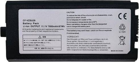 CF-VZSU29 Replacement Battery Compatible with Panasonic Toughbook CF-29 CF-30 CF-51 CF-52 Series CF-VZSU29 CF-VZSU29A CF-VZSU29ASU CF-VZSU29AU CF-VZSU29U in Saudi Arabia