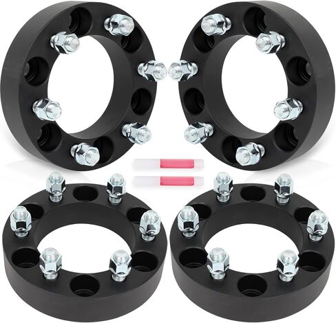 SCITOO 4Pcs 6x5.5 to 6x135 Wheel Adapters 1.5 inch Bore 108mm Studs 14x1.5 6 Lug Wheel Spacers No Hubcentric Fit for Ram 1500 2019-2023,for GMC Yukon XL 2015-2023,for GMC Yukon 1992-2023 in Saudi Arabia