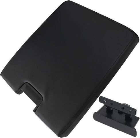 غطاء مسند ذراع وحدة التحكم المركزية من NAKAO مع مزلاج متوافق مع سيارة Chevy GMC Silverado Suburban Tahoe Sierra 2007-2013 Pickup، يستبدل OEM 20864154، أسود، طقم إصلاح غطاء وحدة التحكم المركزية in Kuwait