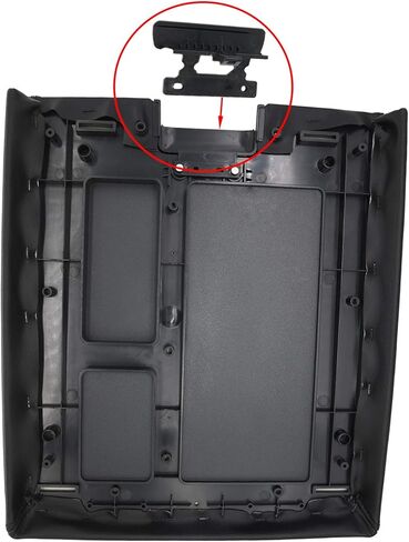 غطاء مسند ذراع وحدة التحكم المركزية من NAKAO مع مزلاج متوافق مع سيارة Chevy GMC Silverado Suburban Tahoe Sierra 2007-2013 Pickup، يستبدل OEM 20864154، أسود، طقم إصلاح غطاء وحدة التحكم المركزية in Kuwait