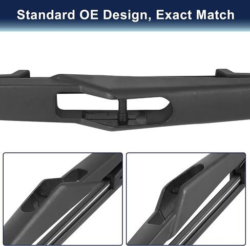 X AUTOHAUX Rear Windshield Wiper Blade for Ford Fiesta MK6 2008-2016 - 300mm 12 Inch in Saudi Arabia