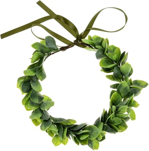 Succulent Flower Crown Eucalyptus Halo Wedding Floral Headband Photo Prop (B-Sunflower) One Size in Kuwait