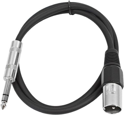 الصوت الزلزالي - SATRXL-M2-Multi - 8 حزم من 2 قدم متعدد الألوان XLR ذكر إلى 1/4 بوصة كابلات تصحيح TRS 2 بوصة Pro Audio Balanced XLR-M إلى 1/4 بوصة أسلاك تصحيح DJ in Saudi Arabia
