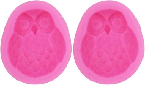 Owl Molds Silicone for Soap Chocolate Candy Silicone Molds for Soaps Bombs Baking Fondant (1 Pack) in Saudi Arabia
