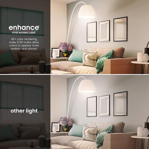 لمبة إضاءة LED A19 كهربائية من Feit، ما يعادل 75 وات، قابلة للتعتيم، 1100 لومن، قاعدة قياسية E26، ضوء نهاري 5000 كلفن، 90 CRI، لمبة إضاءة قياسية، تقييم رطب، عمر 22 عامًا، OM75DM/950CA/2/6، 12 حزمة in Saudi Arabia
