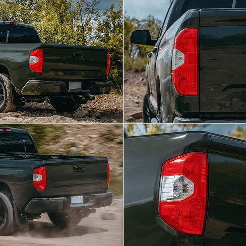 Huray LH الذيل ضوء لتويوتا تندرا 2014-2021 الضوء الخلفي الفرامل بدوره إشارة مصباح الذيل ضوء الجمعية اليسار سائق الجانب استبدال ل 81560-0C100 in Kuwait