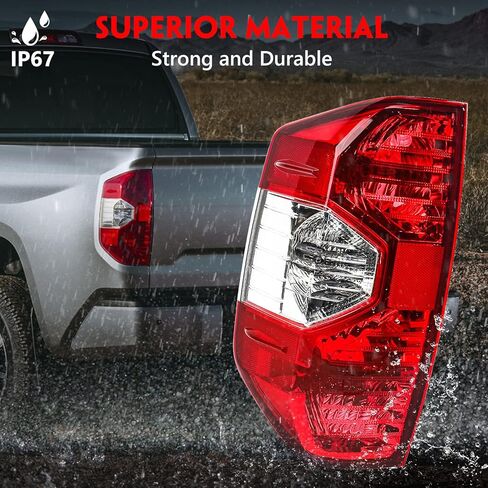 Huray LH الذيل ضوء لتويوتا تندرا 2014-2021 الضوء الخلفي الفرامل بدوره إشارة مصباح الذيل ضوء الجمعية اليسار سائق الجانب استبدال ل 81560-0C100 in Kuwait