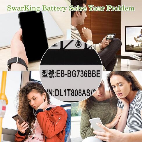 Replacement Battery Compatible with Samsung Galaxy Xcover 6 Pro 5G / Xcover6 Pro/Xcover Pro 2 SM-G736B EB-BG736BBE with Toolkit in Saudi Arabia