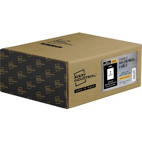 Avery UltraDuty GHS Chemical Labels for Epson ColorWorks C831 Drum Printer, Waterproof 8.5" x 11" 500pk(60511)