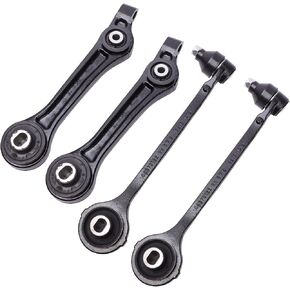 LCWRGS 4Pcs Front Lower Forward & Rearward Control Arm w/Ball Joint Kit Replacement for 2005-2010 Chrysler 300 RWD, 2006-2010 Dodge Charger RWD, 2005-2008 Dodge Magnum RWD, 2008-2010 Challenger RWD