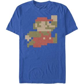 Nintendo Men's Super Mario 8-bit Pixel Jump