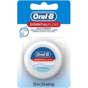 Oral-B Essential Dental Floss Waxed - each, Pack of 5