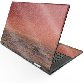MightySkins Glossy Glitter Skin Compatible with HP Envy x360 15" (2022) - Red Horizon | Protective, Durable High-Gloss Glitter Finish | Easy to Apply, Remove, and Change Styles | Made in The USA