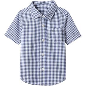 GAP Boys' Short Sleeve Poplin Shirt