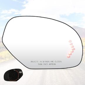 Youxmoto Driver Left Side Mirror Glass Fit For Chevy Avalanche For Silverado Suburban 2007 2008 2009 2010 2011 2012 2013 2014, Heated Turn Signal, For GMC Sierra/For Cadillac Escalade
