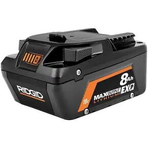 RIDGID 18V 8.0 Ah MAX Output EXP Lithium-Ion Battery