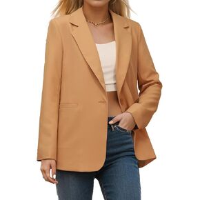 Womens Casual Blazers Long Sleeve Fashion Suit Jacket Open Front Lapel Collar Cardigan in Kuwait