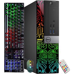 Dell Optiplex 5040 (RGB) Desktop Computer | Quad Core Intel i5 (3.2) | 16GB DDR3 RAM | 512GB SSD Solid State | Windows 10 Professional | Home or Office PC (Renewed)