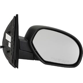 Dorman 955-1550 Passenger Side Manual Door Mirror - Folding Compatible with Select Chevrolet / GMC Models, Black
